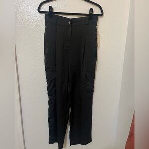 MICHAEL Michael Kors Black Textured Cargo Pants